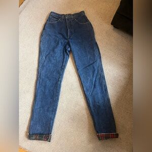 Lands End Flannel Lined Jeans